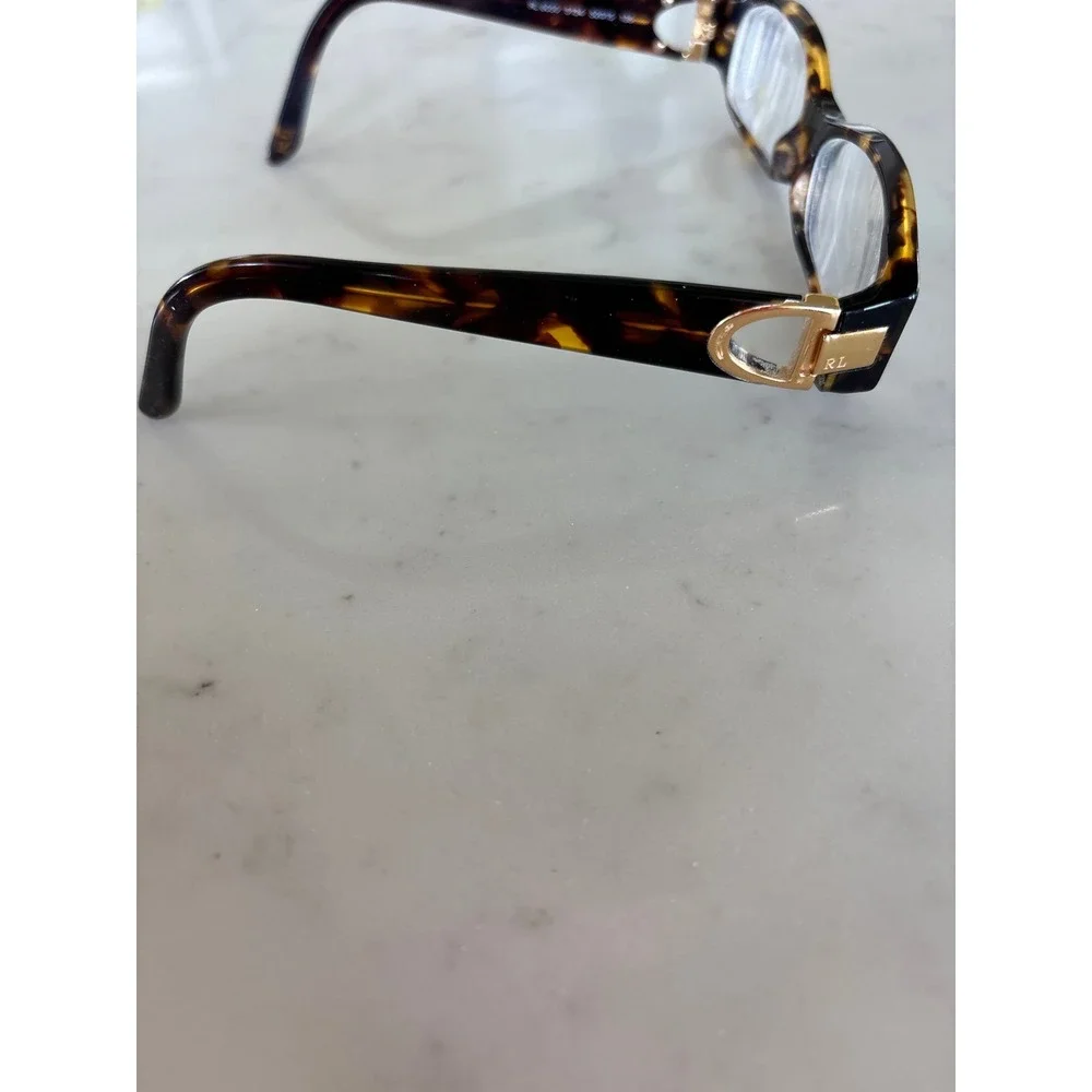 Ralph Lauren Tortoise Shell Eyeglasses Frames Italy 52-15-135